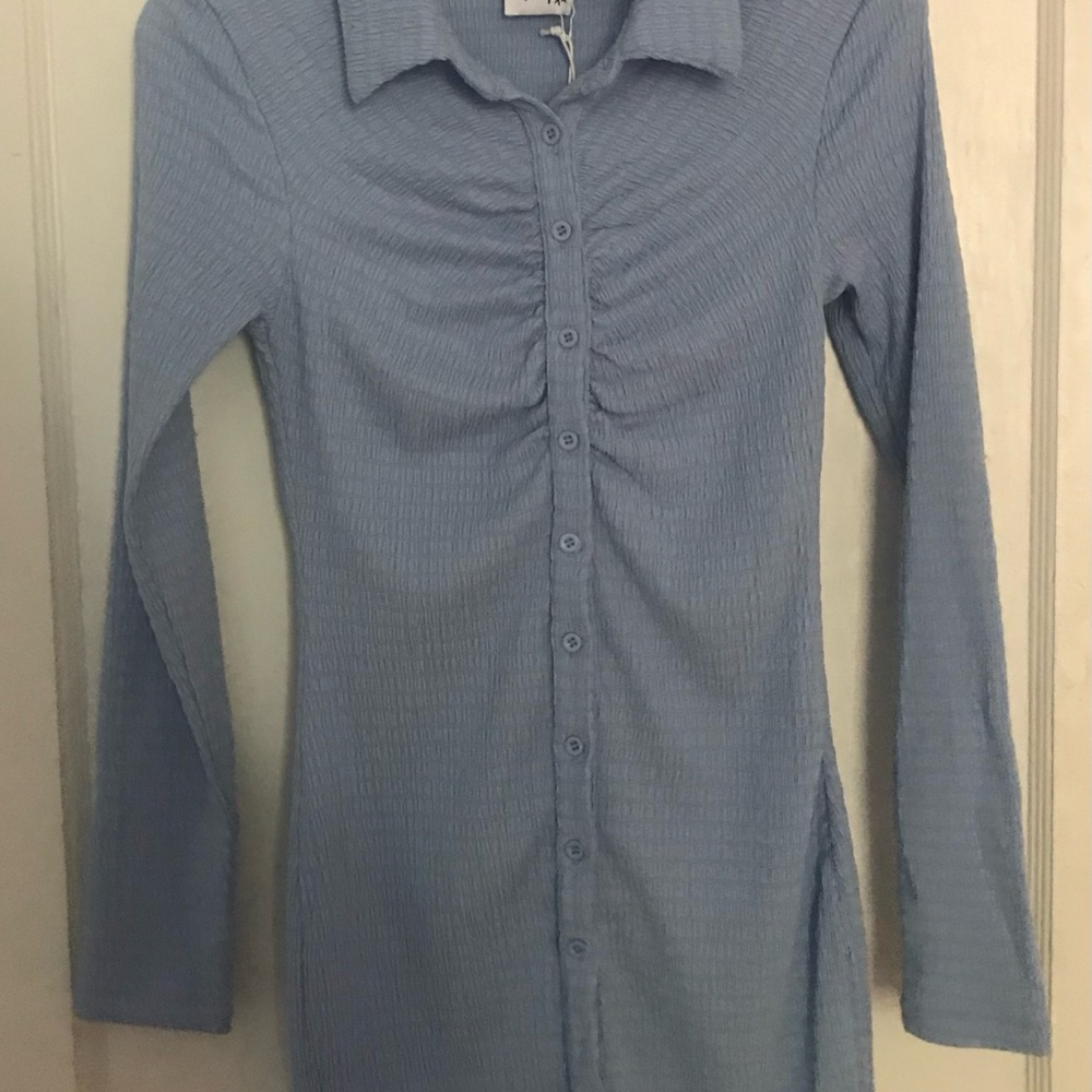 Princess Polly Blue Asymmetrical Dress